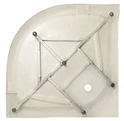 Гідробокс Lidz Tani SBM90x90.SAT.LOW.FR низький, скло Frost 4 мм, стінки WHI (LTSBM9090SATLOWFR) - мініатюра 13
