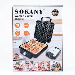 Вафельница Sokany SK-08031 - мініатюра 7