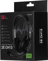 Гарнітура для ПК 2E CH13 Over-Ear 3.5 мм / 2 x 3.5 мм (2E-CH13SJ) - мініатюра 7