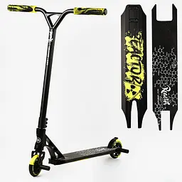 Самокат трюковий Best Scooter 55х85 см Чорно-жовтий 000231345 - мініатюра 7