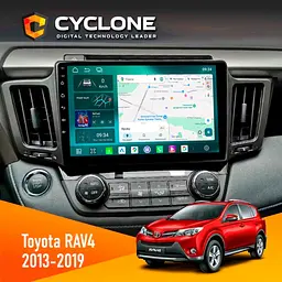Штатна магнітола Toyota RAV4 2013-2019 Cyclone C10-013 4x64 DSP 4G Cyclone (НФ-00006572)
