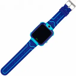 Смарт-годинник KID Watch Дитячий Розумний годинник GPS+WiFi з вологозахистом IP67 Синій з блакитним - мініатюра 4