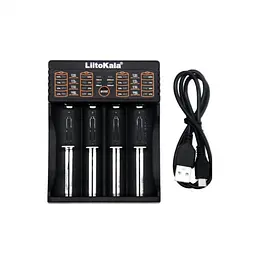 Зарядний пристрій LiitoKala Lii 402 Black (az011) - мініатюра 3