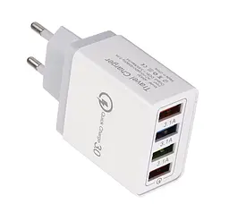 Зарядний пристрій 4 usb порту AR-430 блок живлення