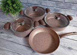 Набір посуду O.M.S. Collection 3105 Rosegold 7 предметів - мініатюра 9