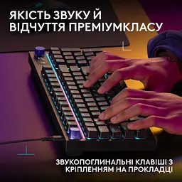 Клавіатура Logitech G316 X TKL USB UA Black (920-014205) - мініатюра 7