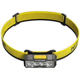 Налобний ліхтар Nitecore NU27 600лм 123м USB-C (10 режимів) біле + червоне світло (Чорний) - мініатюра 2