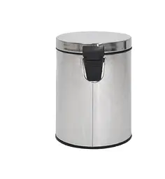 Відро для сміття кругле Zerix Solo-TC0105 SS Color 5 л нержавійка (ZX5897) - мініатюра 5