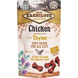 Ласощі для котів Carnilove Cat Semi Moist Snack курка і чебрець 50 г