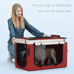 Коляска зі знімною переноскою для домашніх тварин Bello BL09 - мініатюра 4