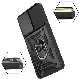 Панель BeCover Military для Samsung Galaxy M53 SM-M536 Black (707391) - мініатюра 2