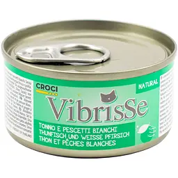 Вологий корм для котів Vibrisse тунець/біла риба 70 г