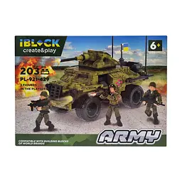 Конструктор Армія, 4 види (Вигляд 2) IBLOCK 19х25,5х5 см det0013318