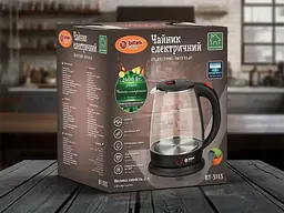 Скляний електричний чайник BITEK 2.0 л 2400 Вт BT-3113 - мініатюра 7