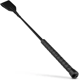 Ляскалка Bedroom Fantasies Crop Whip Spanking Toy - Black - мініатюра 3