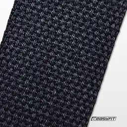 Ремень для йоги EasyFit с петлей чорний - мініатюра 4