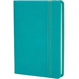 Книга записна Optima Vivella А6, 128 аркушів, лінія, бірюзова (O20390-21)