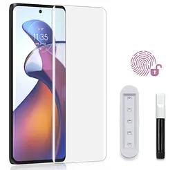 Захисне скло DK UV Curved для Motorola Edge 30 Ultra/Moto X30 Pro clear - мініатюра 3