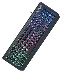 Клавіатура REAL-EL Comfort 7001 Ukr RGB Black (EL123100035) - мініатюра 2