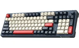 Механічна ігрова клавіатура GamePro MK-305-BL Asgard Drakkar Keychron Super Red Switch Bluetooth 5.2/2.4 ГГц/USB Blue - мініатюра 2