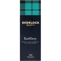 Чай чорний Sherlock Secrets Earl Grey 100 шт. х 2 г - мініатюра 4