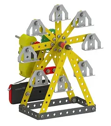 Конструктор Zephyr Mechanix Funfair металевий з електромотором 205 елементів 7 моделей - мініатюра 3