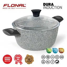 Каструля Flonal Dura Induction 4,3 л з кришкою (DUICV2430) - мініатюра 2