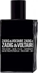 Оригінал Zadig & Voltaire This Is Him 30 мл Туалетна вода