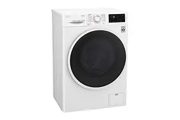 Пральна машина LG з фронтальним завантаженням F0J6NS0W, 6кг, 1000, A+++, Пар, глибина 45см, Дисплей, Інвертор, Білий (F0J6NS0W)