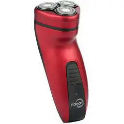 Електробритва Новий Харків НХ-8527 Fanat Red, 6W, роторна, сухе гоління, 3 головки для гоління, подвійні леза, повторение контуров лица, індикатор роботи/включення, тример для скронь - мініатюра 5