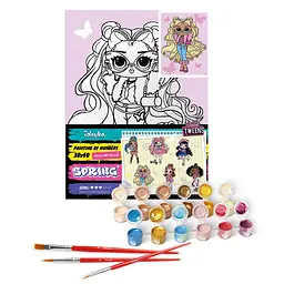 Набір для розпису по номерах для дітей 5+ L.O.L. Surprise! Tweens Olivia Flutter, Ideyka, 30x40 см, КНО6286