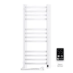 Електрична рушникосушка Navin Avalon 480x1200 Sensor ліва, біла 10-043153-5010, Білий, Ліве, Електронний - мініатюра 3