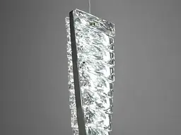 Підвісний світильник LED Diasha 531/1D-500CH, 15W, хром, для коридору, вітальні, спальні - мініатюра 4