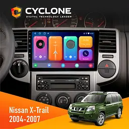 Штатна магнітола Nissan X-Trail 2004-2007 Cyclone C10-001 2x32 CPL Cyclone (НФ-00007557)