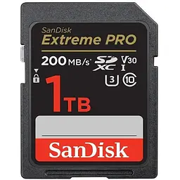 Карта пам'яті SanDisk 1TB SD class 10 UHS-I U3 V30 Extreme PRO (SDSDXXD-1T00-GN4IN)
