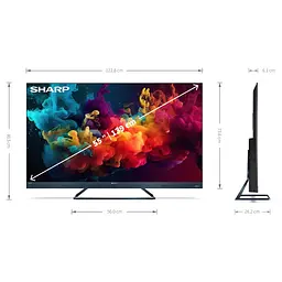 Телевізор Sharp 4T-C55FQ5EM2AG - мініатюра 3