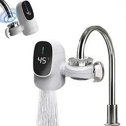 Водонагрівач WATER HEATER ZSW-D03 • Електрична насадка на кран з проточним водонагрівачем і LCD дисплеєм - мініатюра 2