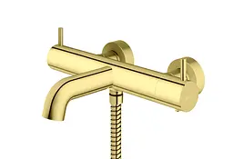 Термостат для ванни Kohlman Axel gold настінний KPL-QW710AGD, Золотий - мініатюра 3