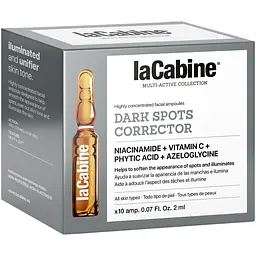 Висококонцентровані ампули для шкіри обличчя La Cabine Dark Spots Corrector проти пігментних плям 10х2 мл