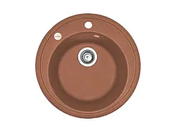 Кухонна мийка Adamant SUN terra-cotta d 510x200 мм, без крила d 51