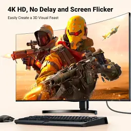 Кабель мультимедійний DisplayPort M to HDMI M 2.0m V2.0 4K30Hz DP125 black Ugreen (35842) - мініатюра 5