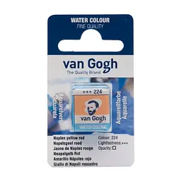 Фарба акварельна Van Gogh (224) Неополітанський жовто-червоний кювета Royal Talens (8712079418991)
