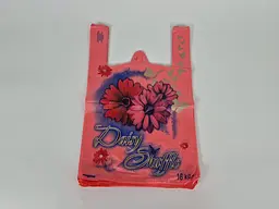 Пакет майка поліетиленова з малюнком 29х46 GS "Daisy Shuffle" рожева 250 шт/уп. - мініатюра 9