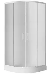 Душова кабіна Eger Tisza 90x90 скло Zuzmara 599-021, матовий, білий