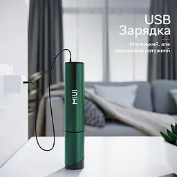 Портативний акумуляторний бездротовий пилосос MIUI Xiaomi XT01B Vacuum Cleaner 40W 2000mAh, Green - мініатюра 4