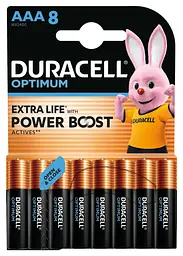 Лужні батарейки Duracell Optimum AAA, 8 шт. (6835423) - мініатюра 5
