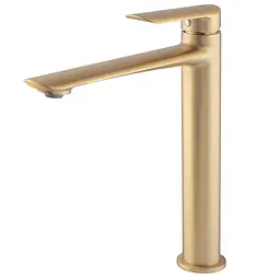 Змішувач для умивальника Koer KB-11028-12 високий KR5295 Золотий