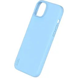 Чохол Vokamo для iPhone 15 Pro Max рідкий силіконовий з магнітом Blue - мініатюра 2