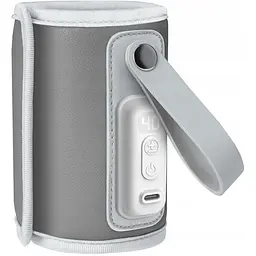 Уцінка. Підігрівач пляшок Lionelo Thermup Go Grey Silver (LOC-THERMUP GO GREY SILVER) - мініатюра 1