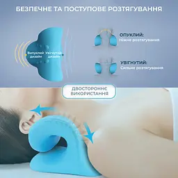 Масажна подушка для шиї та спини Massage Pillow (Релаксатор) PU - мініатюра 4